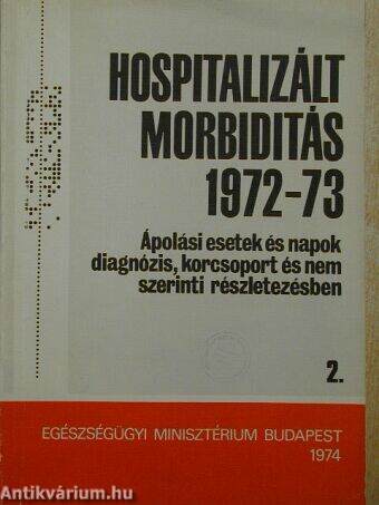 Hospitalizált morbiditás 1972-73/2.