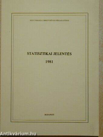 Statisztikai jelentés 1981