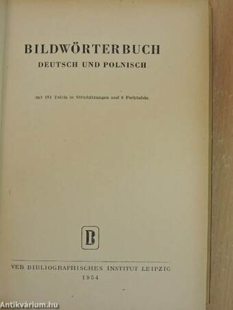 Bildwörterbuch Deutsch und Polnisch