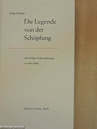 Die Legende von der Schöpfung