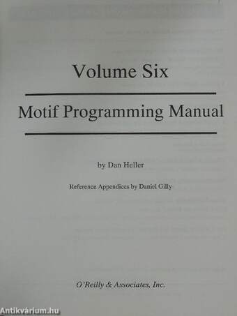 Motif Programming Manual