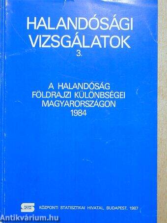 Halandósági vizsgálatok 3.