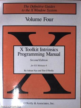 X Toolkit Intrinsics Programming Manual