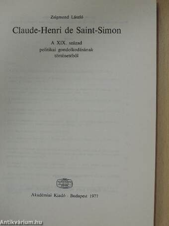 Claude-Henri de Saint-Simon