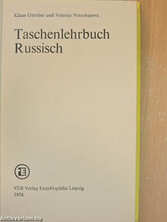 Taschenlehrbuch Russisch