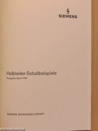 Halbleiter-Schaltbeispiele 1969