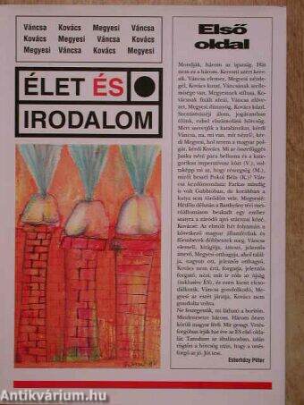 Élet és Irodalom - Első oldal