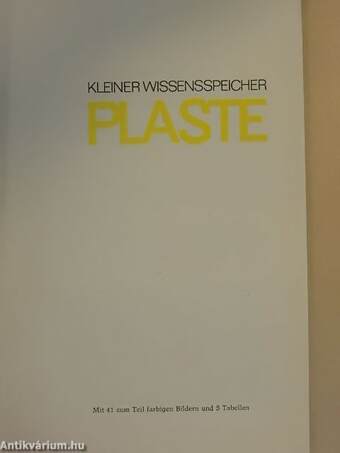 Kleiner Wissensspeicher Plaste