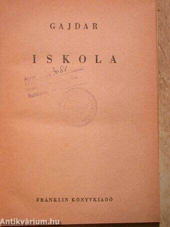 Iskola