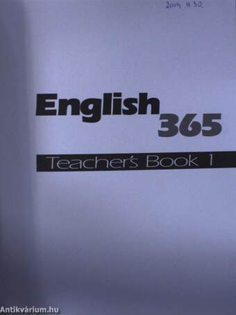 English 365 - Teacher's Book 1