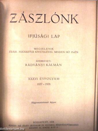 Zászlónk 1937. szeptember-1938. június/1938. szeptember-1939. június