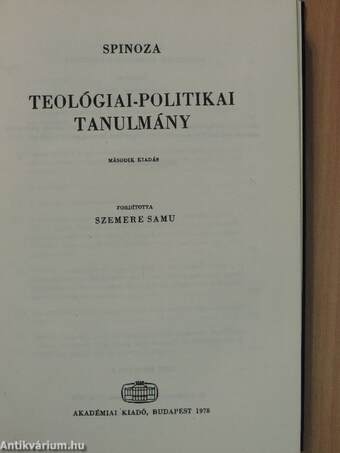 Teológiai-politikai tanulmány