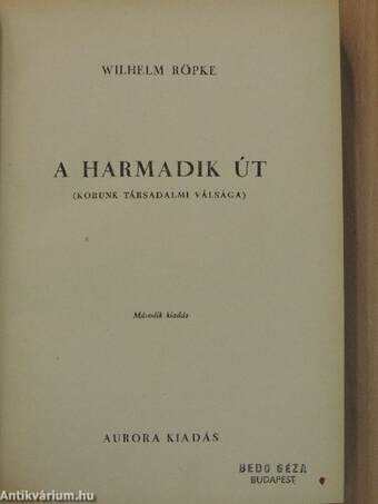 A harmadik út