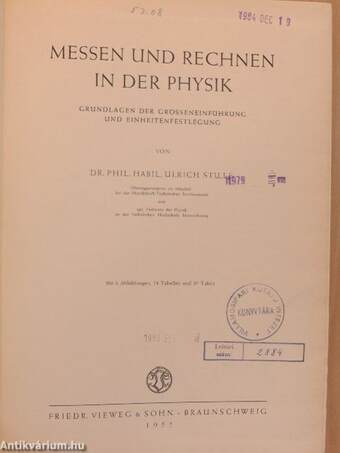 Messen und Rechnen in der Physik