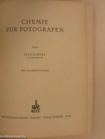 Chemie für Fotografen