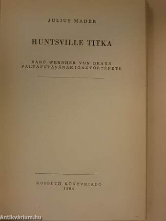 Huntsville titka