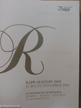 Rapp-auktion 2011