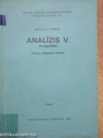 Analízis V.