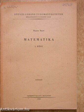 Matematika I.