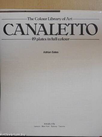 The Colour Library of Art Canaletto