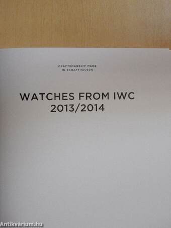 Watches from IWC 2013/2014