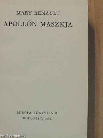 Apollón maszkja