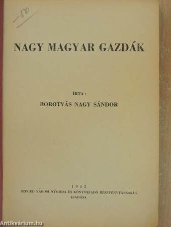 Nagy magyar gazdák