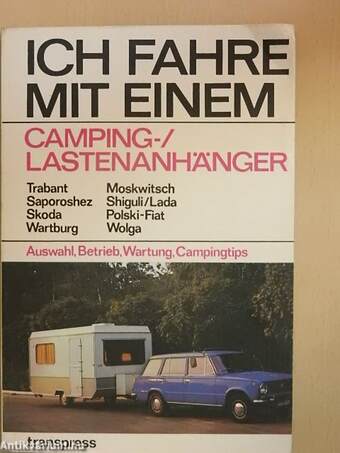 Ich fahre mit einem Camping-/Lastenanhänger