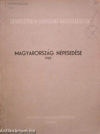 Magyarország népesedése 1959