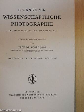 Wissenschaftliche Photographie