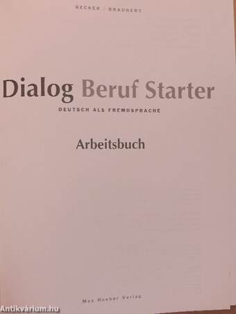 Dialog Beruf Starter - Arbeitsbuch