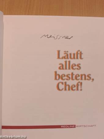 Läuft alles bestens, Chef!