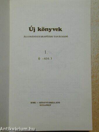 Új könyvek 1981. I-IV.