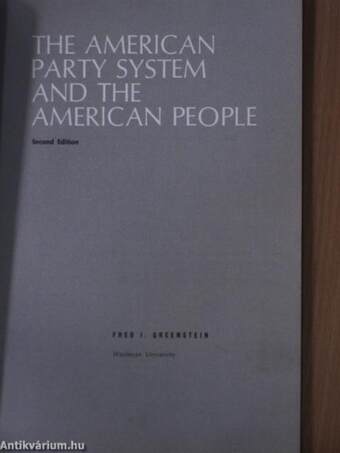 The American Party System and the American People