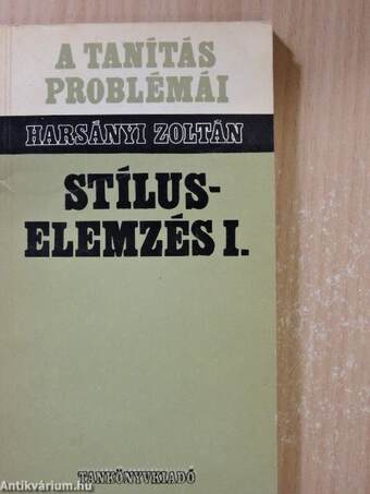 Stíluselemzés I-III.