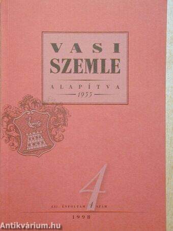Vasi Szemle 1998/4.