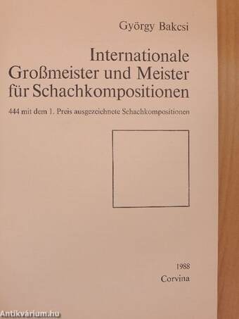 Internationale Großmeister und Meister für Schachkompositionen