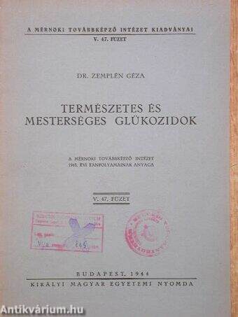 Természetes és mesterséges glükozidok