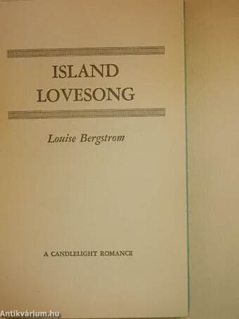 Island Lovesong