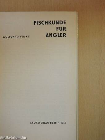 Fischkunde für Angler