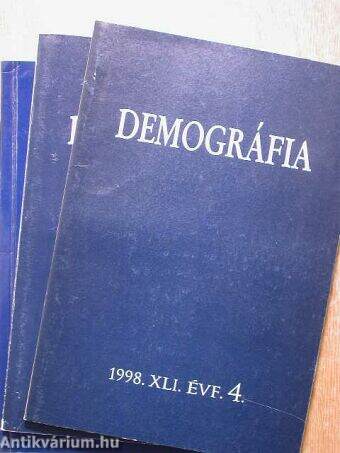 Demográfia 1998/1-4.
