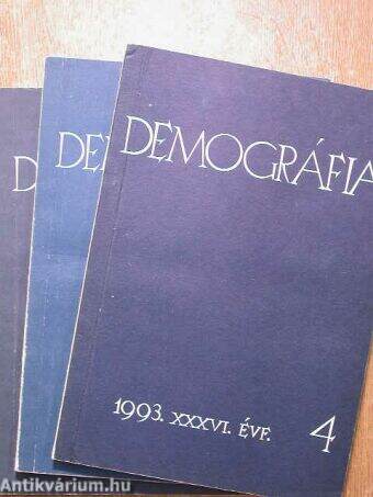 Demográfia 1993/1-4.