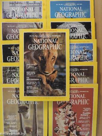 National Geographic 1982. (nem teljes évfolyam)