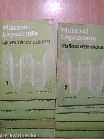 Műszaki Lapszemle 1981. (Nem teljes évfolyam)