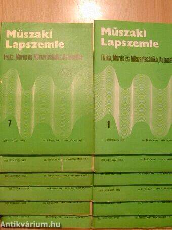 Műszaki Lapszemle 1978. január-december