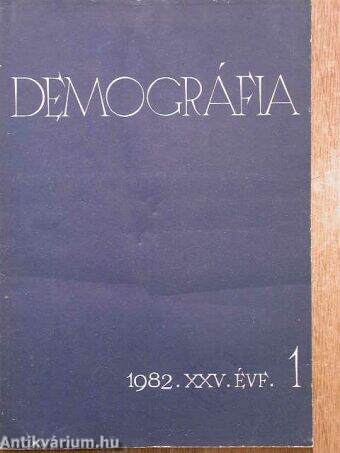 Demográfia 1982/1-4.