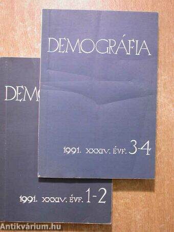 Demográfia 1991/1-4.