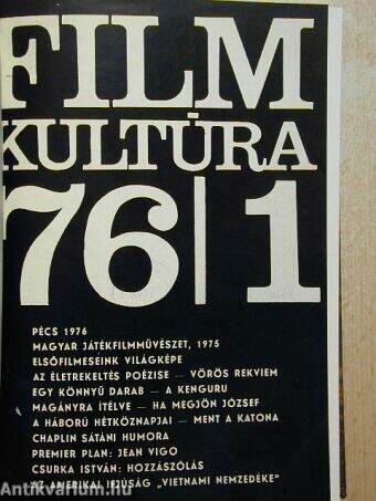 Filmkultúra 1976. január-december