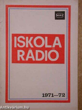 Iskolarádió 1971-1972.