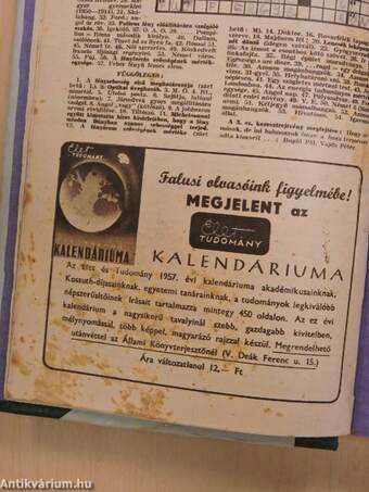 Élet és Tudomány 1957. (nem teljes évfolyam) I-II.